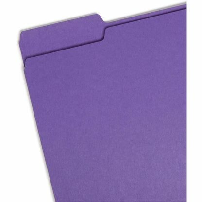 Smead Colored 1/3 Tab Cut Letter Recycled Top Tab File Folder