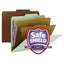 Smead Pressboard Classification Folders with SafeSHIELD® Coated Fastener Technology