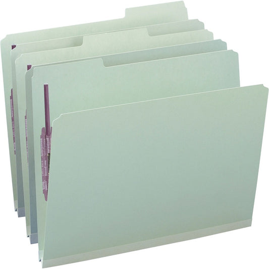 Smead 1/3 Tab Cut Letter Recycled Fastener Folder