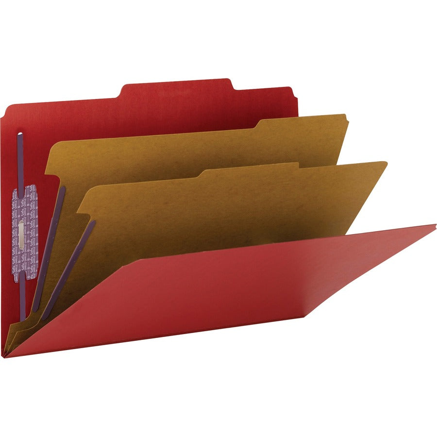 Smead SafeSHIELD 2/5 Tab Cut Legal Recycled Classification Folder