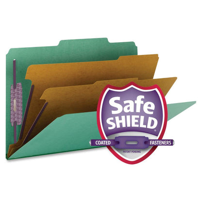 Smead SafeSHIELD 2/5 Tab Cut Legal Recycled Classification Folder