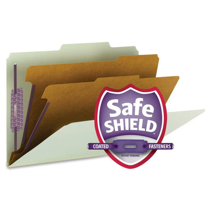 Smead SafeSHIELD 2/5 Tab Cut Legal Recycled Classification Folder