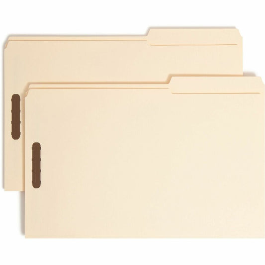 Smead 2/5 Tab Cut Legal Recycled Fastener Folder