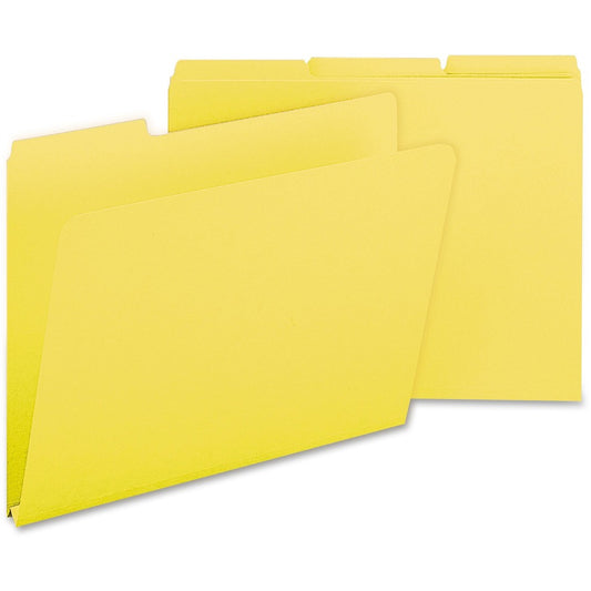 Smead Colored 1/3 Tab Cut Letter Recycled Top Tab File Folder