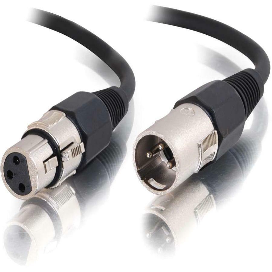 C2G 50ft Pro-Audio XLR Male to XLR Female Cable - Thumbnail 2
