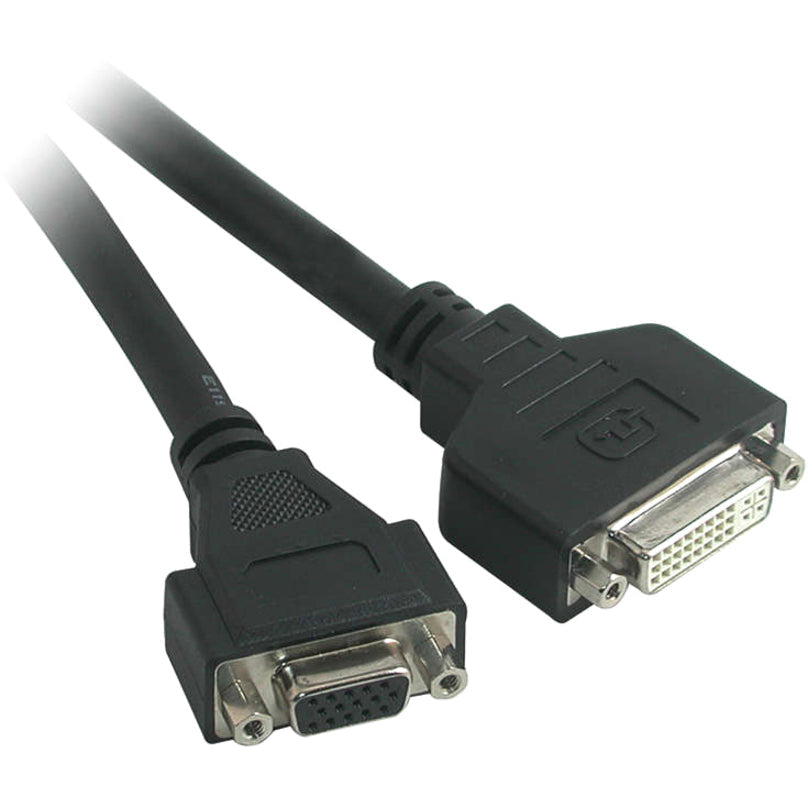 C2G 9in One LFH-59 (DMS-59) Male to One DVI-I Female and One HD15 VGA Female Cable