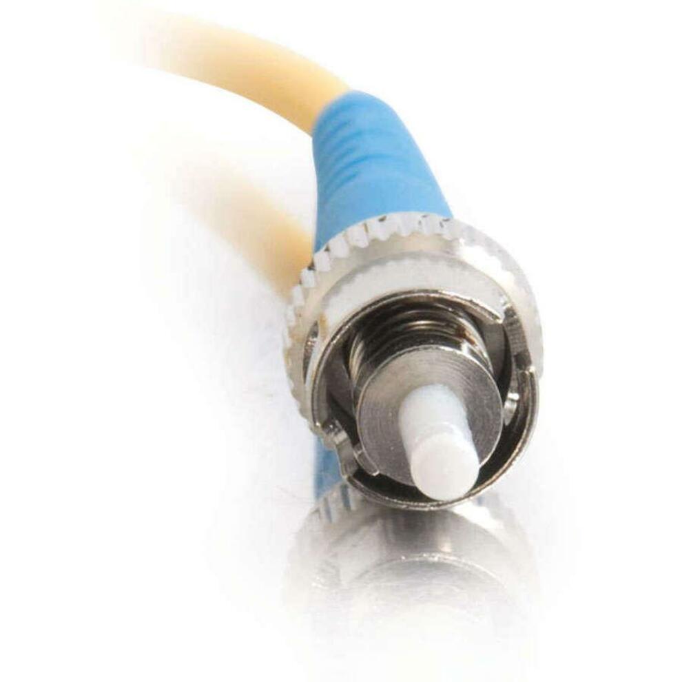 C2G-2m ST-ST 9/125 OS1 Simplex Singlemode PVC Fiber Optic Cable - Yellow