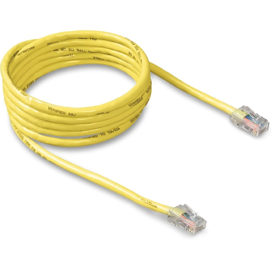 10FT CAT5E YLW UTP RJ45 M/M    