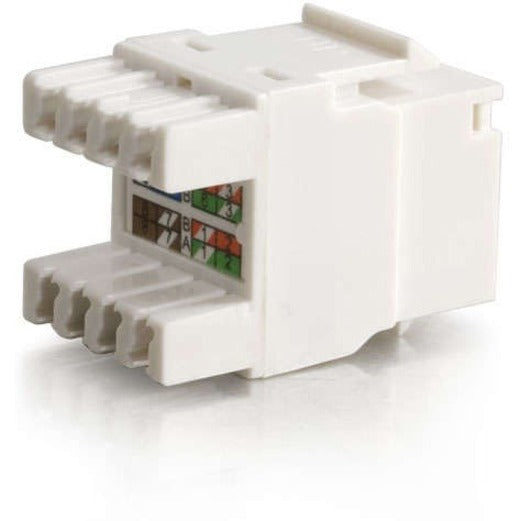 C2G Cat5E RJ45 UTP Keystone Jack - White