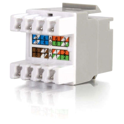 C2G Cat5E RJ45 UTP Keystone Jack - White