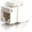 C2G Cat5E RJ45 UTP Keystone Jack - White