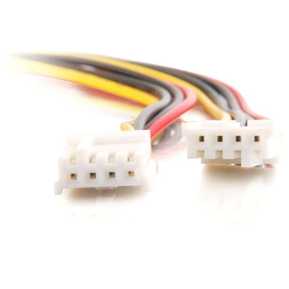 C2G 10in One 5-1/4in to Two 3-1/2in Internal Power Y-Cable