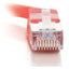 C2G-100ft Cat5e Molded Shielded (STP) Network Patch Cable - Red