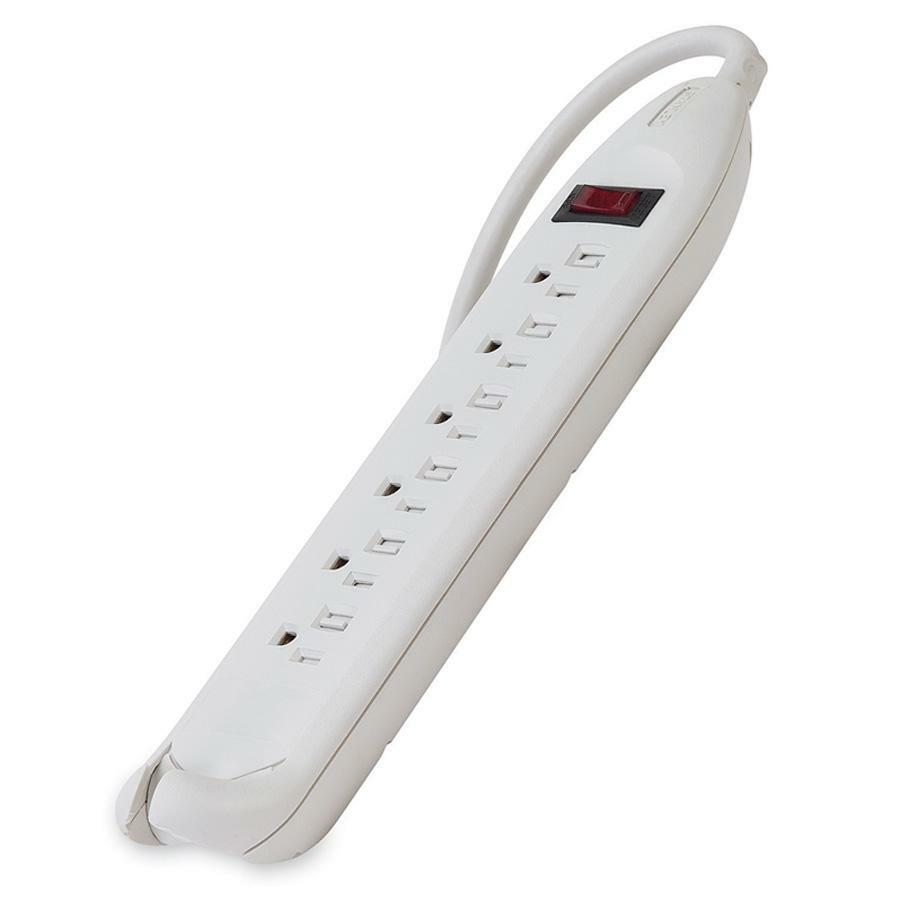 6OUT POWER STRIP 12FT CORD     