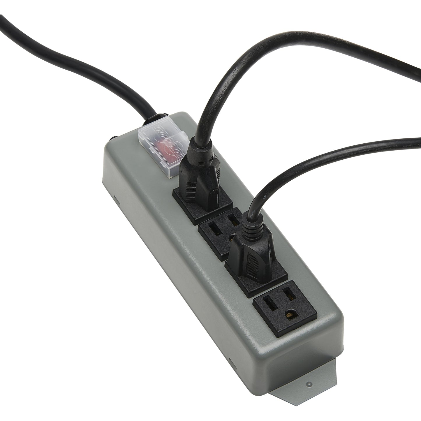 Tripp Lite Industrial Power Strip 4-Outlet 6 ft. (1.8 m) Cord Locking Switch Cover