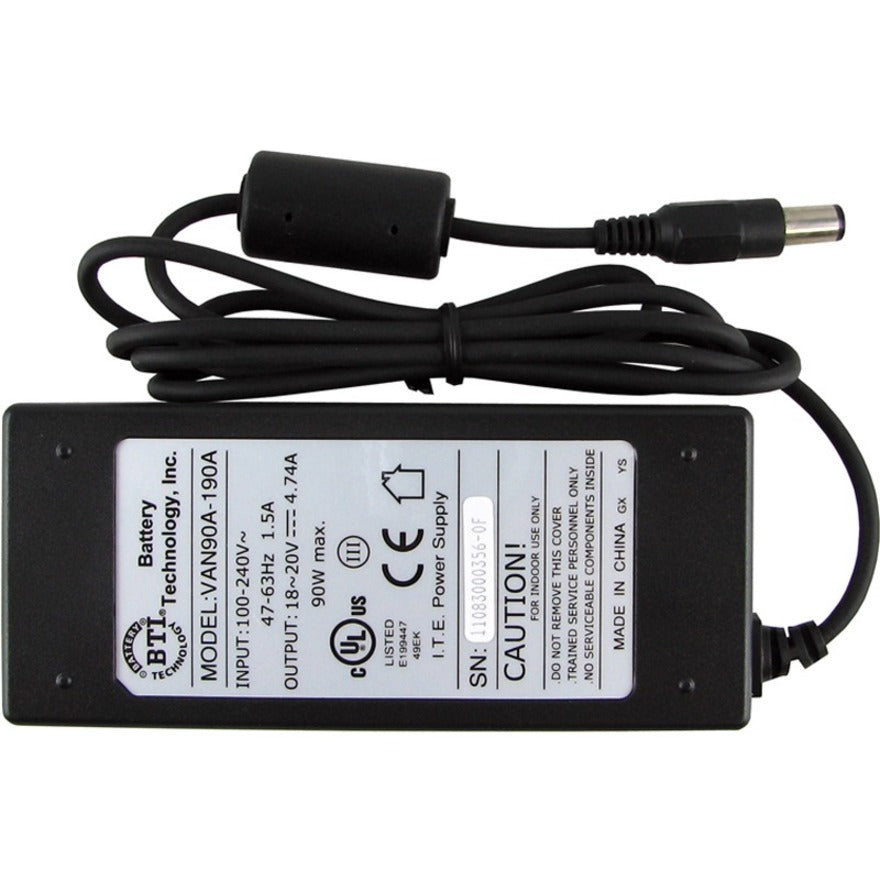 90WATT 19VOLT AC ADAPTER FOR   