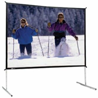 Da-Lite Fast-Fold Deluxe Screen System - Portable Folding Frame Projection Screen - 158" Screen