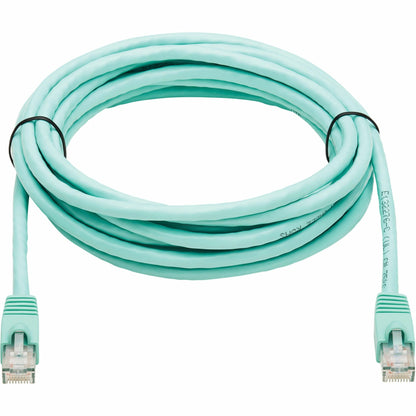 Tripp Lite Cat6a 10G Snagless UTP Ethernet Cable (RJ45 M/M) Aqua 14 ft. (4.27 m)