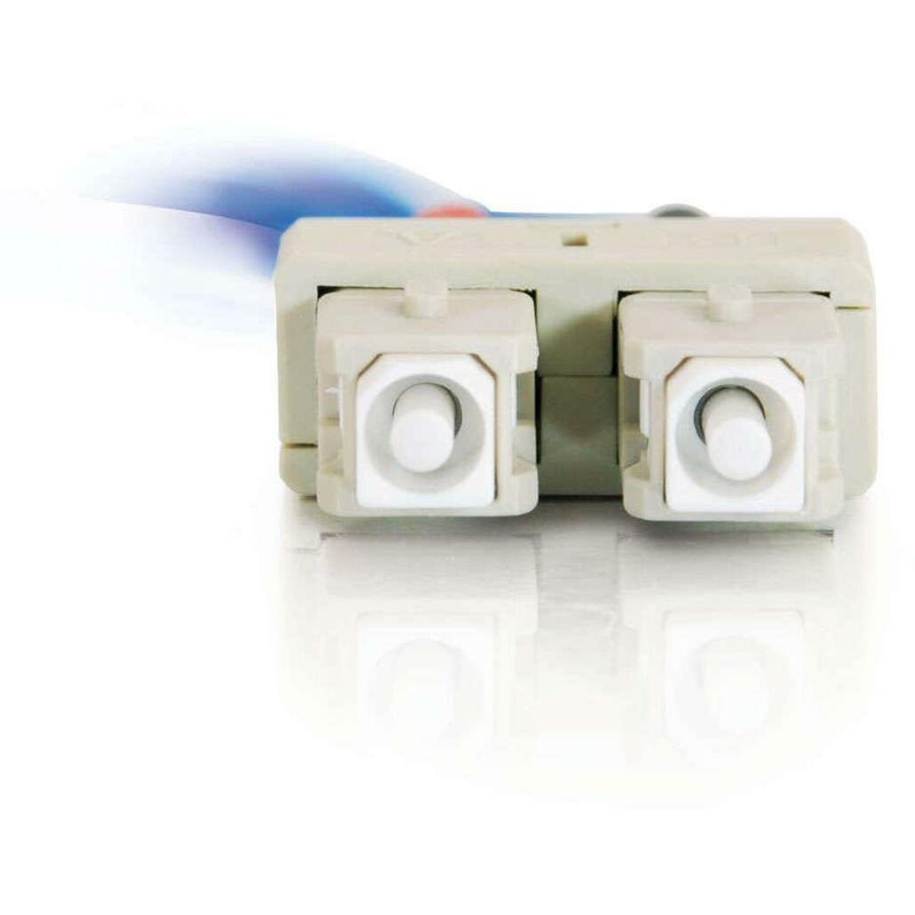 C2G-5m SC-SC 62.5/125 OM1 Duplex Multimode PVC Fiber Optic Cable - Blue