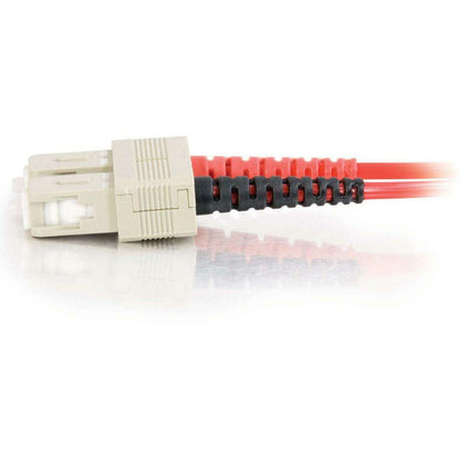 C2G-5m SC-SC 62.5/125 OM1 Duplex Multimode PVC Fiber Optic Cable - Red