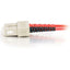 C2G-5m SC-SC 62.5/125 OM1 Duplex Multimode PVC Fiber Optic Cable - Red