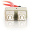 C2G-5m SC-SC 62.5/125 OM1 Duplex Multimode PVC Fiber Optic Cable - Red