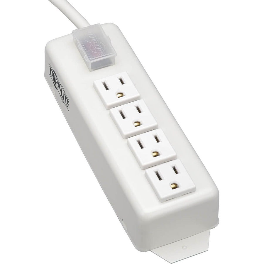 Tripp Lite Power Strip 120V 5-15R 4 Outlet Metal 6' Cord 5-15P