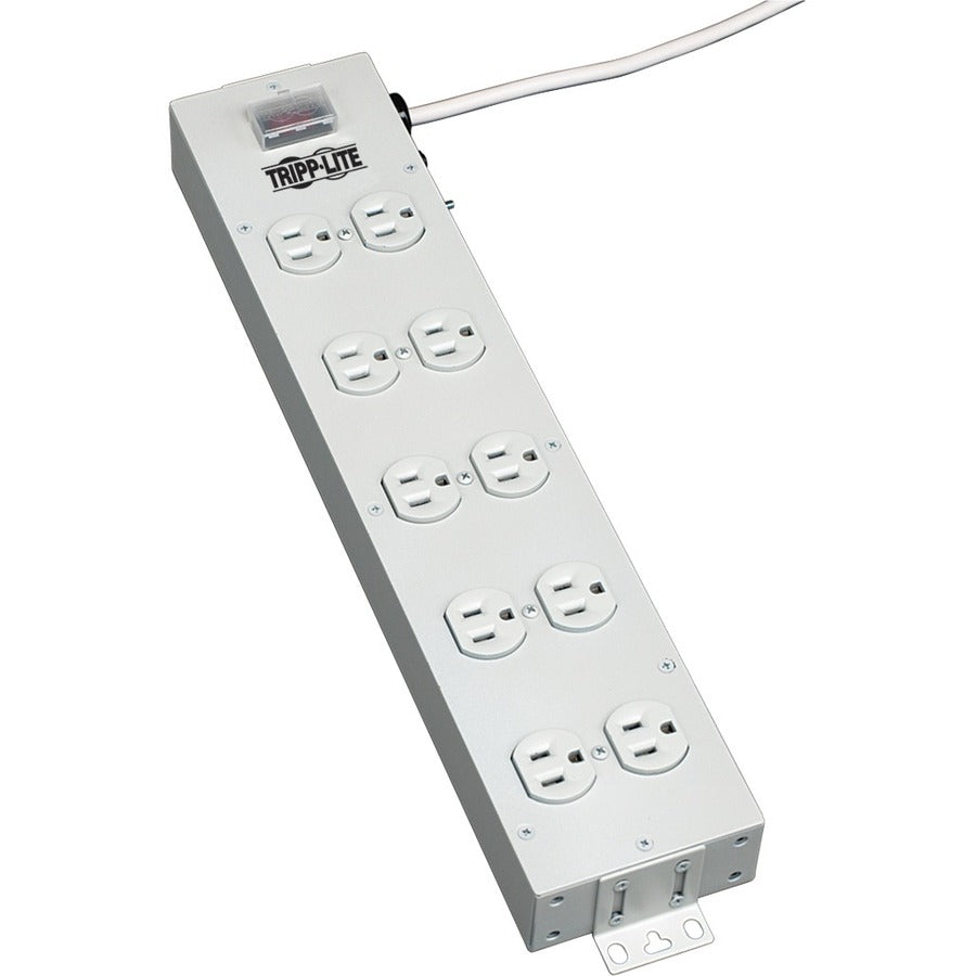 Tripp Lite Power Strip 120V 5-15R 10 Outlet Metal 15' Cord 5-15P