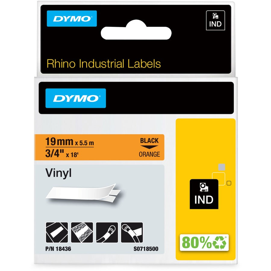 Dymo Colored Industrial Rhino Vinyl Labels