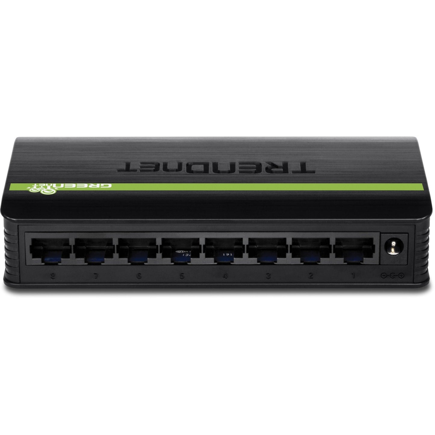 TRENDnet 8-Port Unmanaged 10/100 Mbps GREENnet Ethernet Desktop Switch; TE100-S8; 8 x 10/100 Mbps Ethernet Ports; 1.6 Gbps Switching Capacity; Plastic Housing; Network Ethernet Switch; Plug & Play