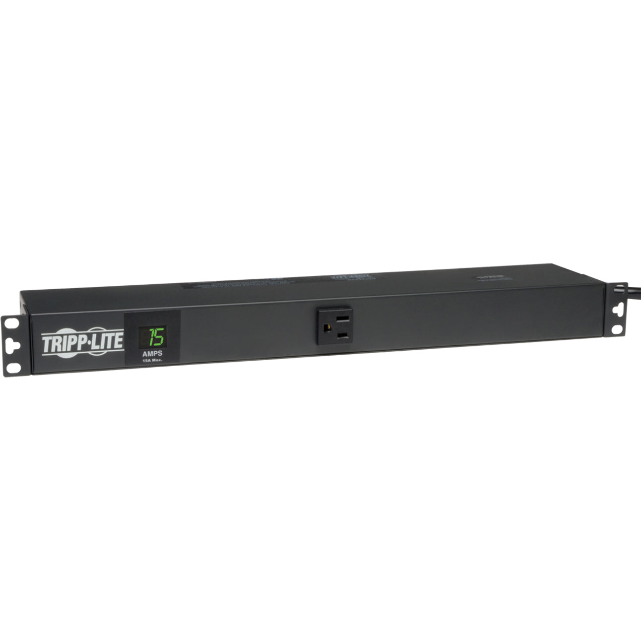 Tripp Lite PDU Metered 1.4kW 120V 15A 1.4kW 13 5-15R 5-15P 15ft Cord 1URM