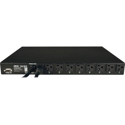 Tripp Lite PDU Metered ATS 120V 20A 5-15/20R 16 Outlet L5-20P Horizontal 1U