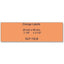 Seiko Orange Address Label