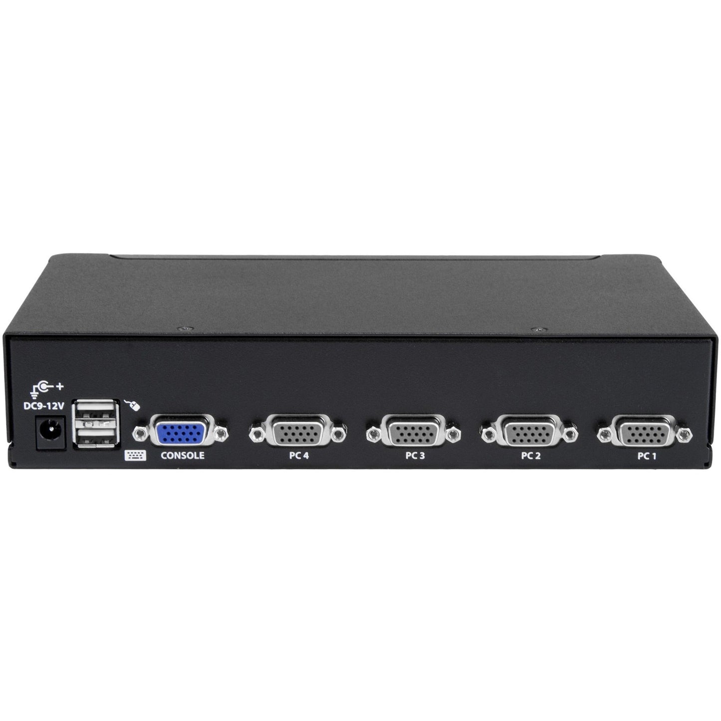 StarTech.com 4 Port 1U Rackmount USB PS/2 KVM Switch with OSD