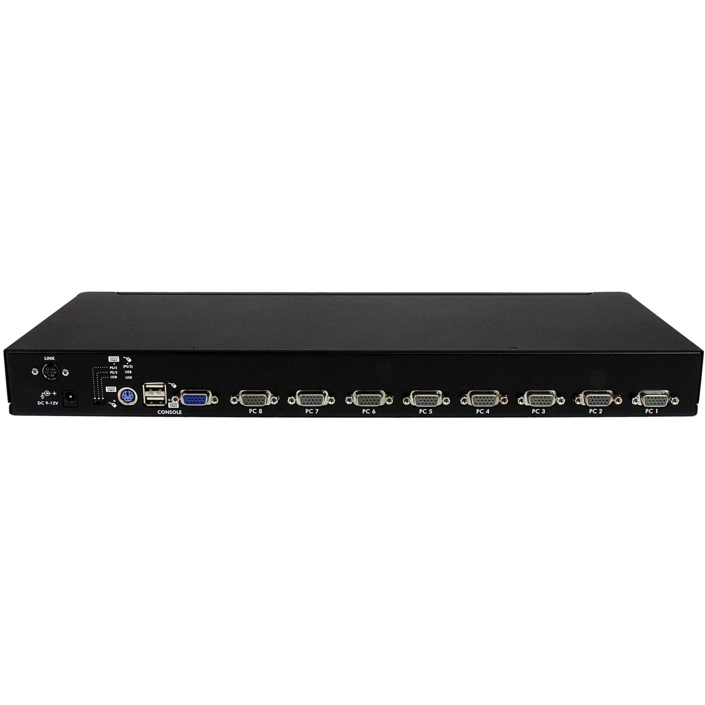 StarTech.com 8 Port 1U Rackmount USB PS/2 KVM Switch with OSD