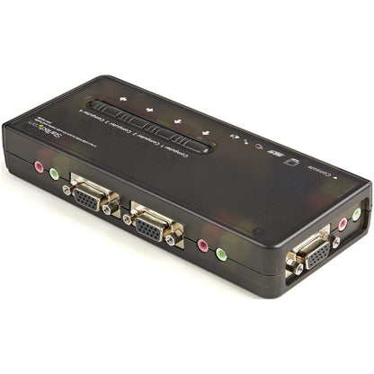 StarTech.com SV411KUSB - KVM / audio switch - USB - 4 ports - 1 local user