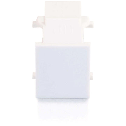 C2G Snap-In Blank Keystone Insert Module - White