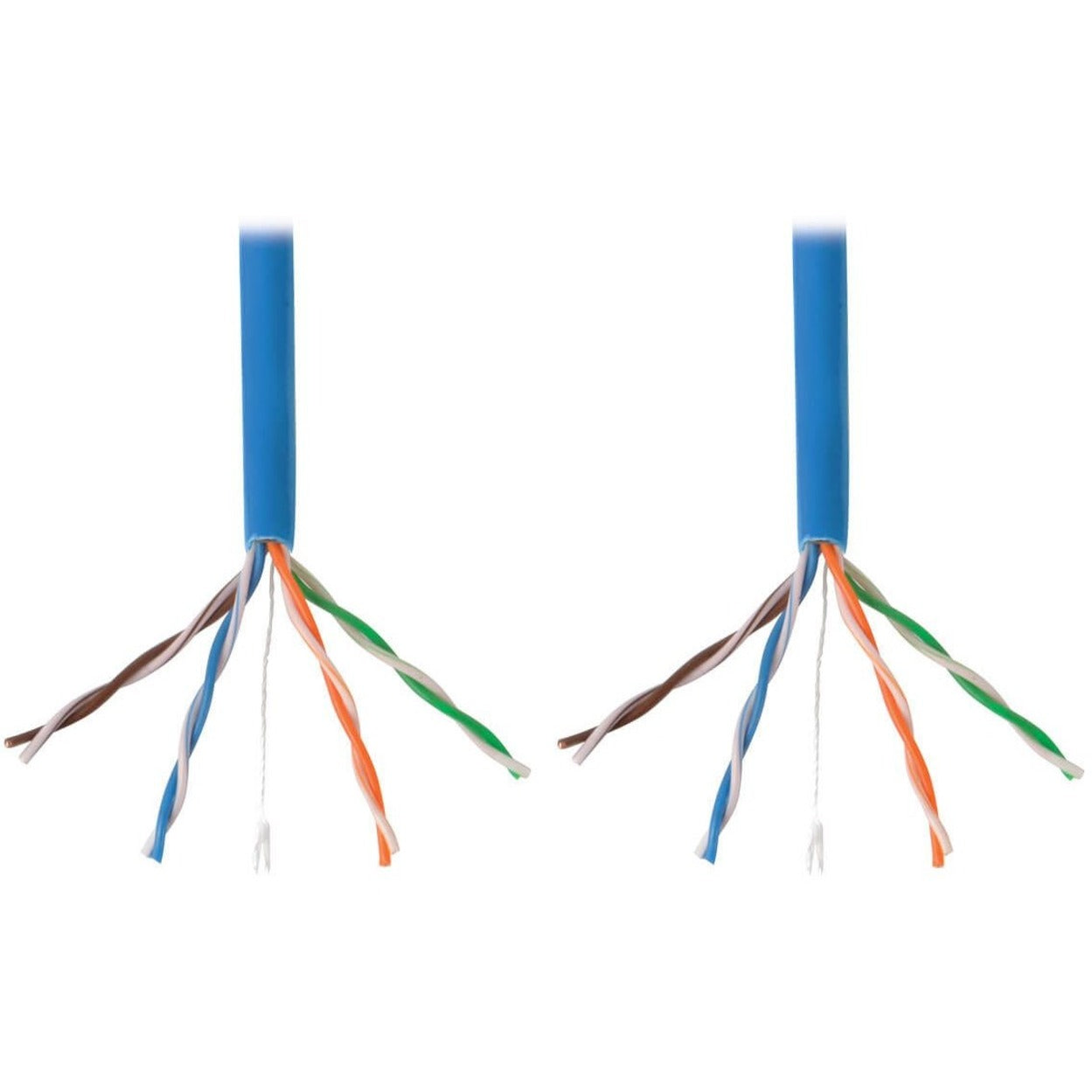 Tripp Lite Cat5e 350 MHz Solid Core (UTP) PVC Bulk Ethernet Cable Blue 1000 ft. (304.8 m) TAA