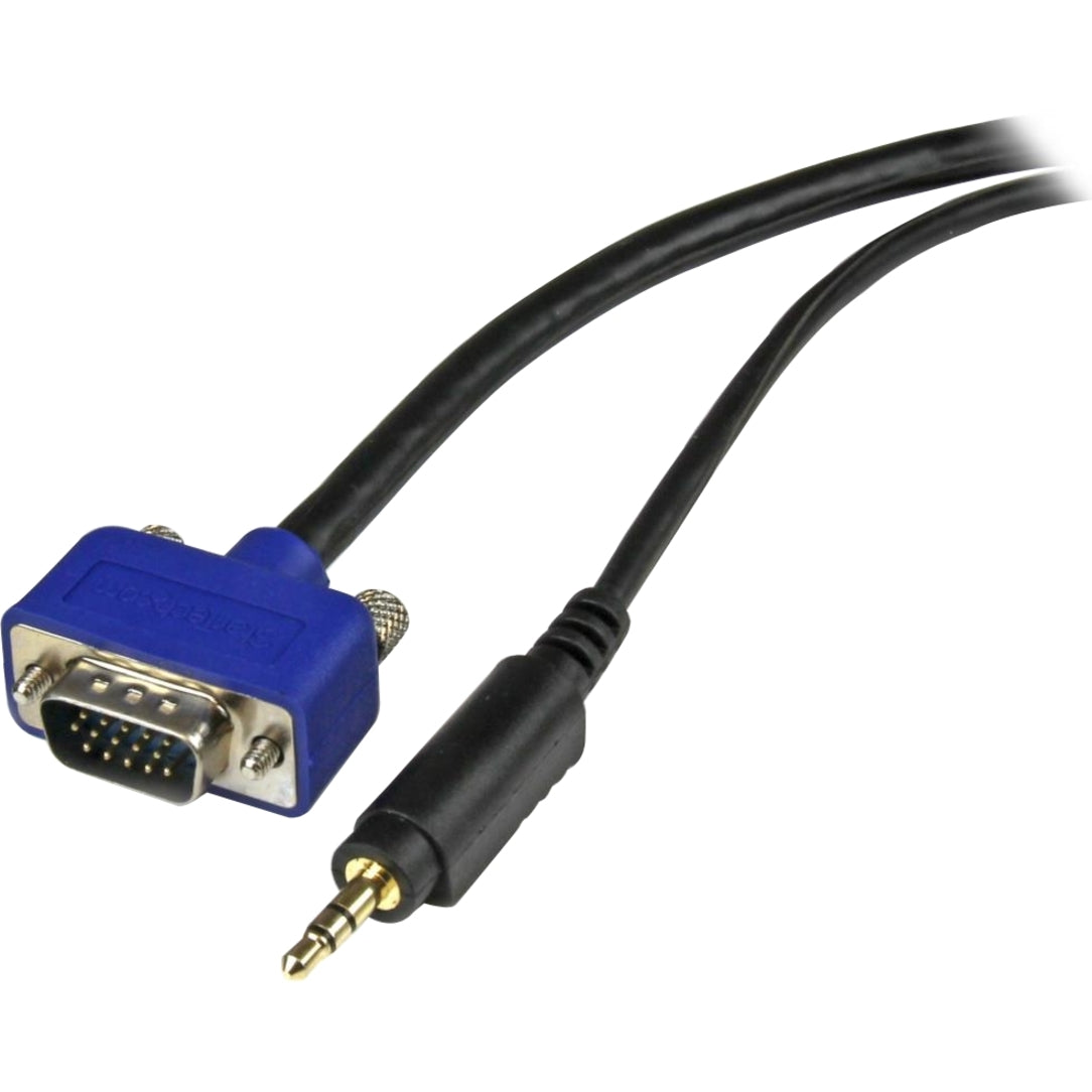 StarTech.com 6 ft Coax High Resolution Monitor VGA Cable w/ Audio - HD15 M/M