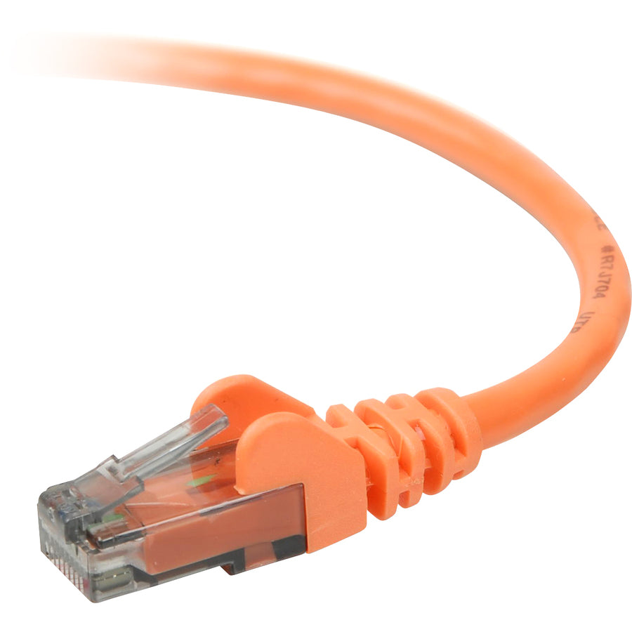 10FT CAT6 ORANGE SNAGLESS PATCH