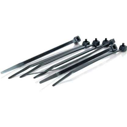 C2G 7.5in Cable Ties - Black - 100pk