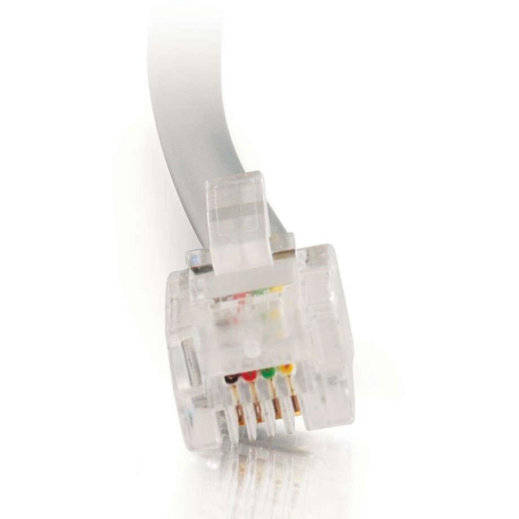 C2G 75ft RJ11 Modular Telephone Cable