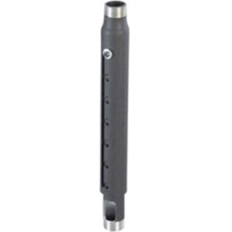 Chief 12-18" Adjustable Extension Column - For Projector - Black
