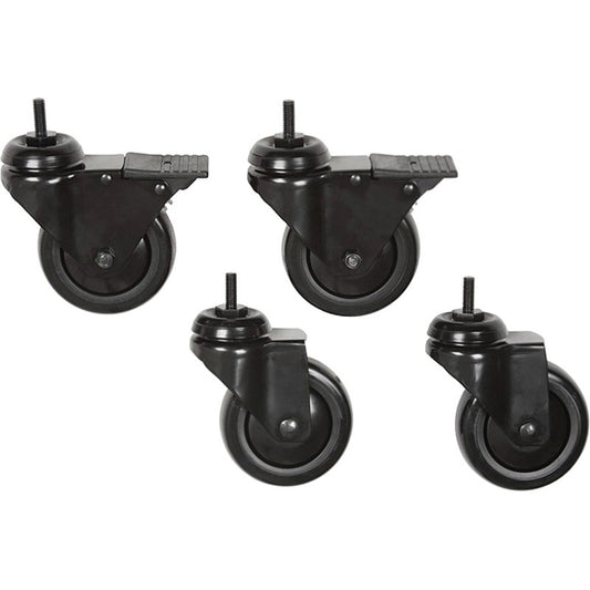 CASTERS FOR MOBILE CARTS       