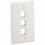 PANDUIT 3 Socket Netkey Faceplate