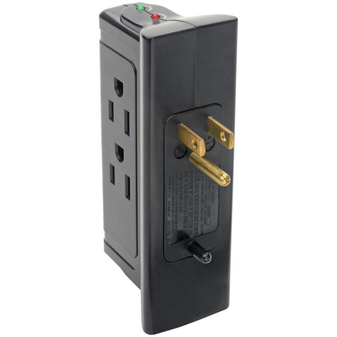 Tripp Lite Protect It! Surge Protector with 4 Side-Mounted Outlets Direct Plug-In 720 Joules