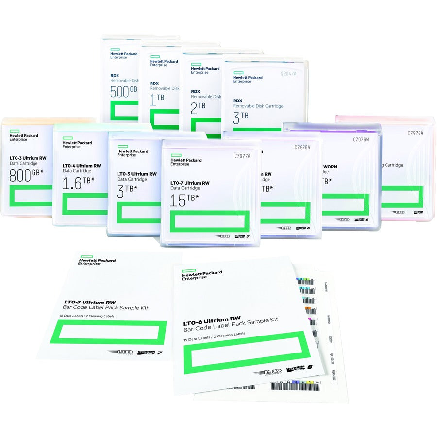 HP LTO-4 BARCODE LABEL 100 PACK