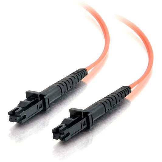 C2G-6m MTRJ-MTRJ 62.5/125 OM1 Duplex Multimode PVC Fiber Optic Cable - Orange