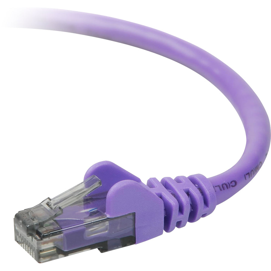 3FT CAT6 PURPLE SNAGLESS PATCH 