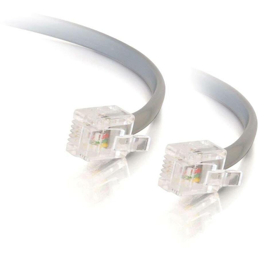 C2G 14ft RJ12 Modular Telephone Cable